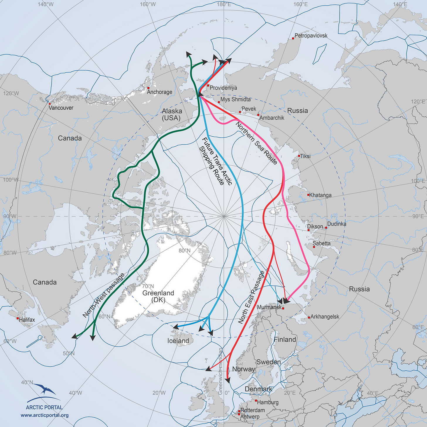 In Graphic Detail: The Polar Silk Route | Hakai Magazine In Graphic Detail: The Polar Silk Route | Hakai Magazine