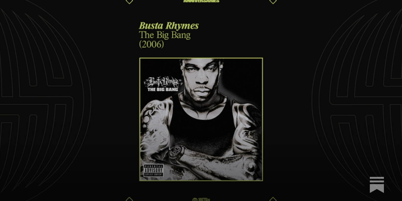 Anniversaries: The Big Bang by Busta Rhymes