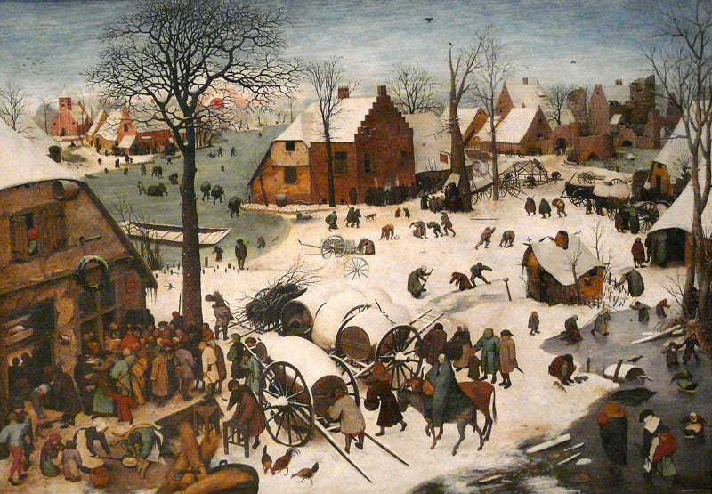 Title: Census at Bethlehem
[Click for larger image view]