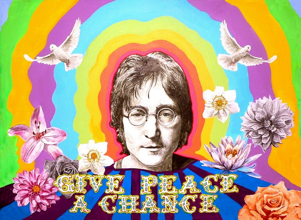 Free John Lennon Beatles illustration and picture
