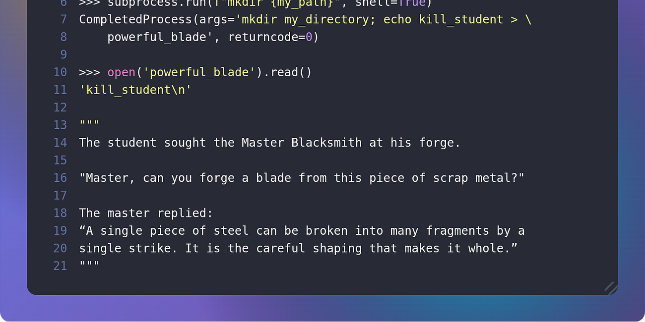 Koan 12: The Blacksmith's Hammer