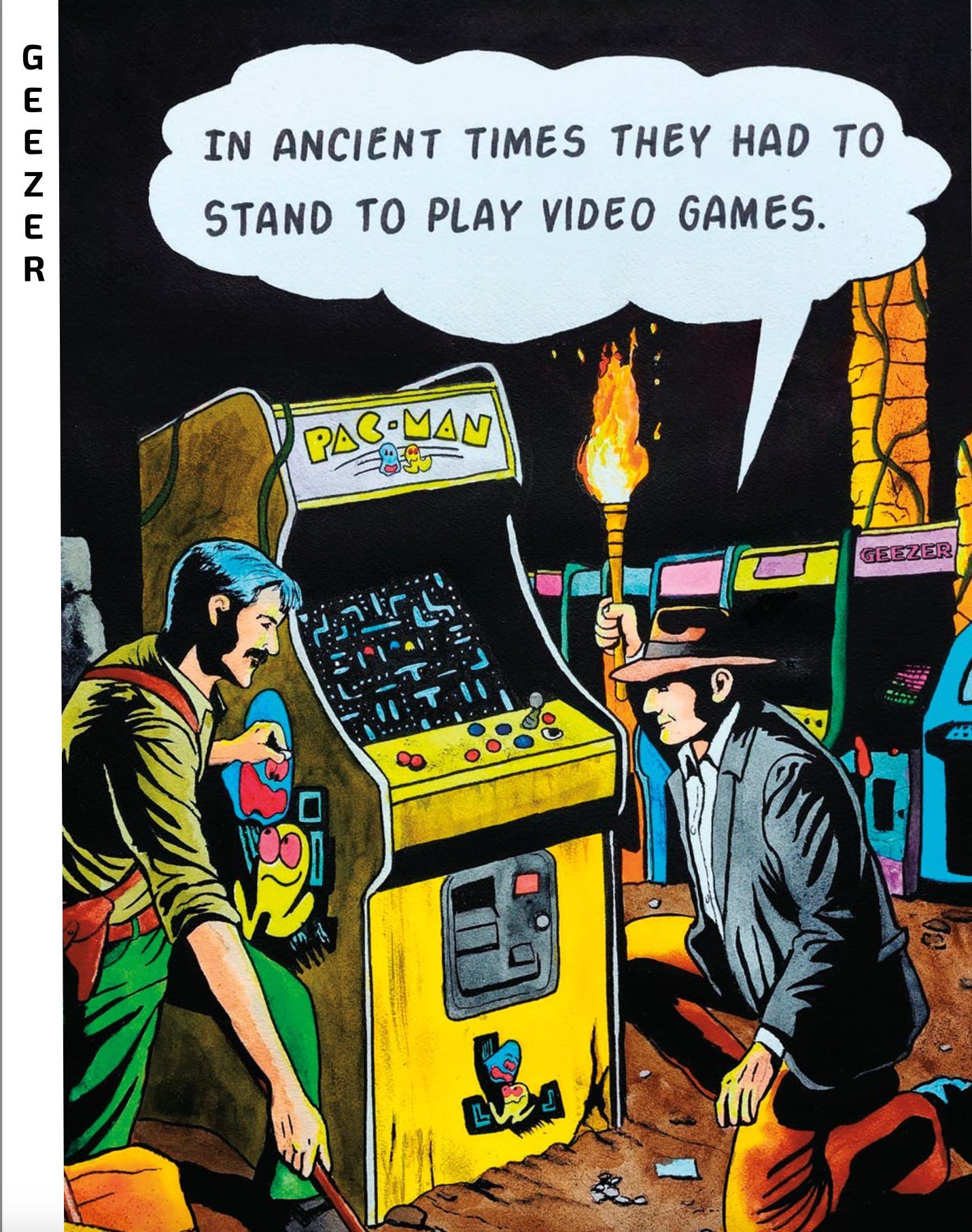 Geezer issue No. 2. Art by Jay Samit Geezer issue No. 2. Art by Jay Samit