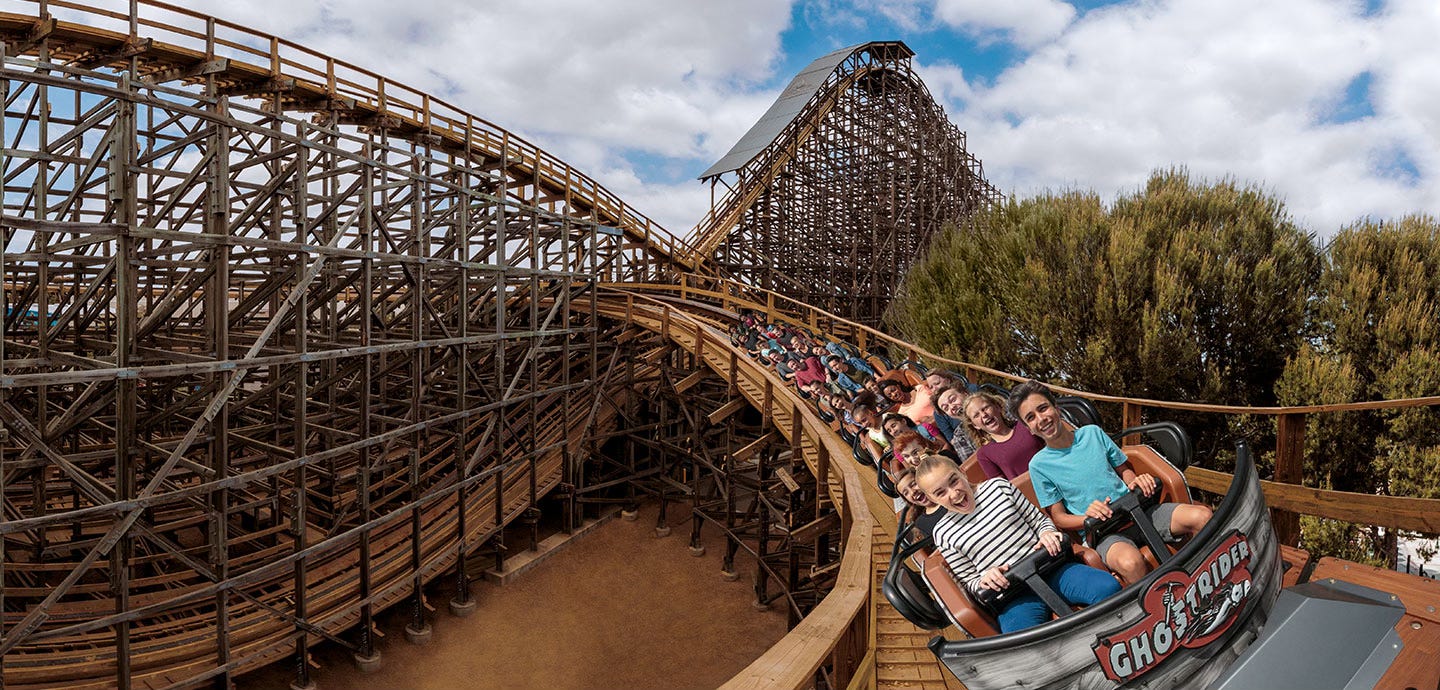 GhostRider coaster at Knott's Berry Farm