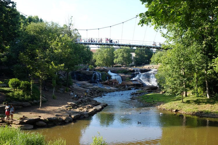 Falls Park-&nbsp;Greenville, SC