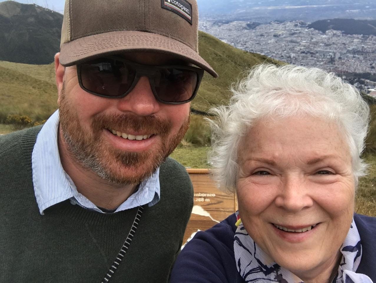 May be an image of 2 people, Saqsaywaman and mountain