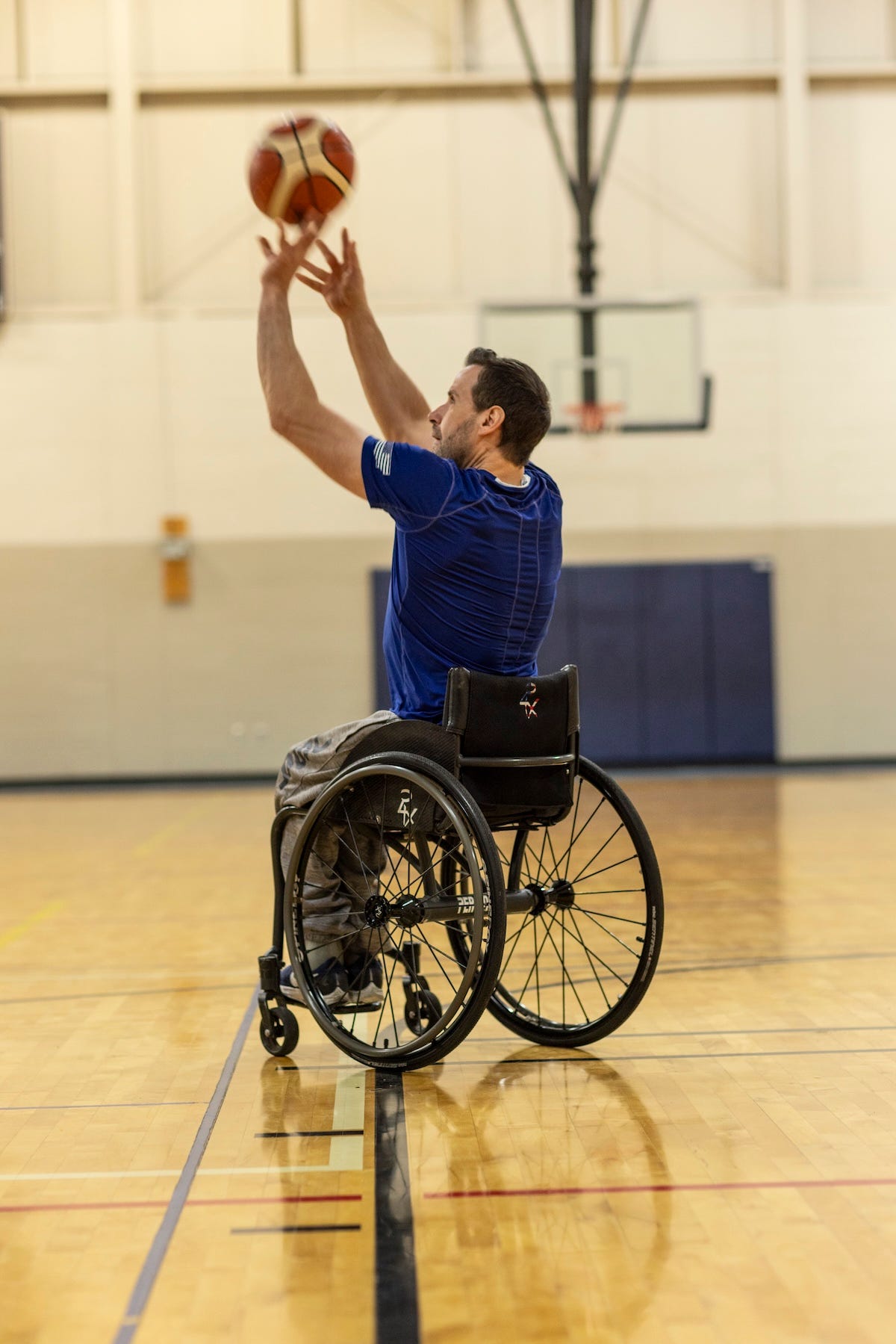 Josh playing basketball Josh playing basketball