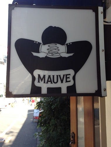 Shop Sign - Mauve Shop Sign - Mauve