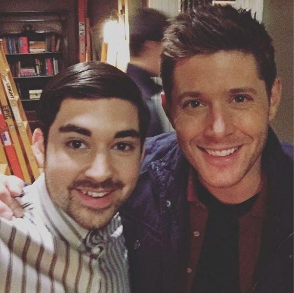 tim carlson with supernatural jensen ackles movie tv tech geeks interviews tim carlson with supernatural jensen ackles movie tv tech geeks interviews