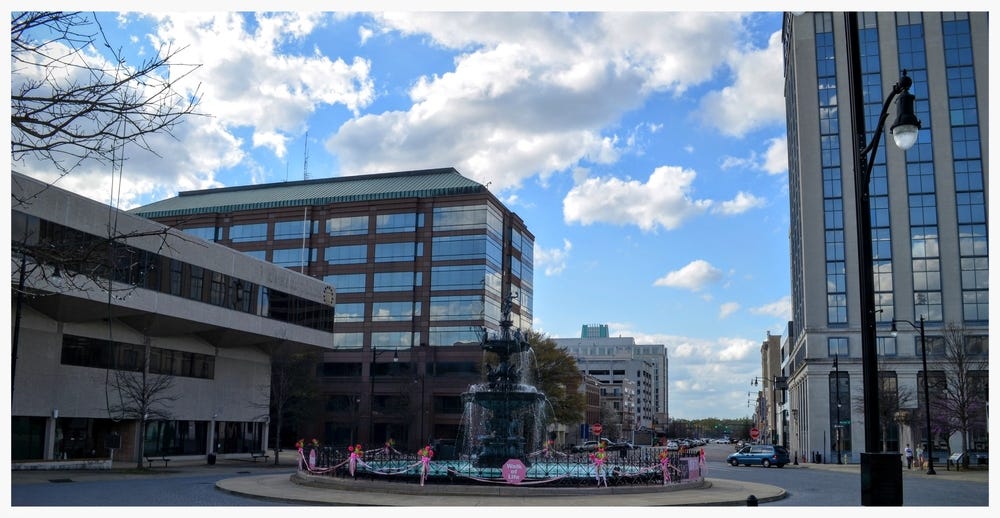 Court Square looking north, Montgomery, Montgomery County, Alabama