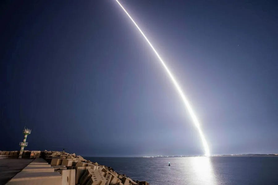The Ofek 13 intelligence satellite launch in 2023.