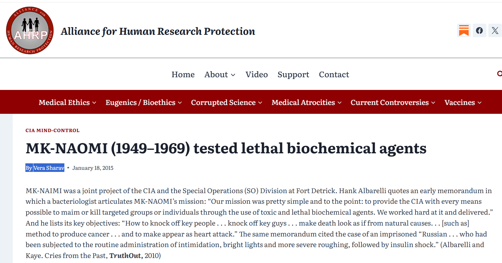 Mkoften MKUltra is one of many MKs: MKNaomi Bioweapons Research - was Pfizer ...