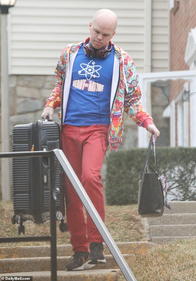 Nuclear engineer Sam Brinton was seen heading to the airport with a suitcase earlier in the year. On the trip he allegedly took another woman's case, they did not have any bags with them