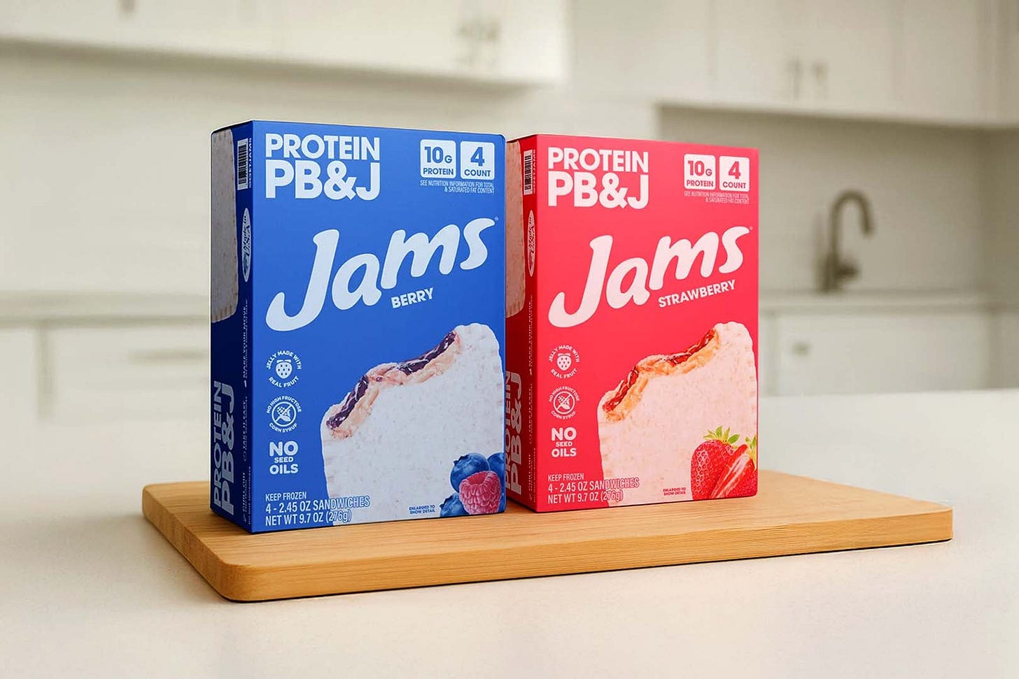 Jams Protein PB&J puts a protein twist on the iconic Uncrustables