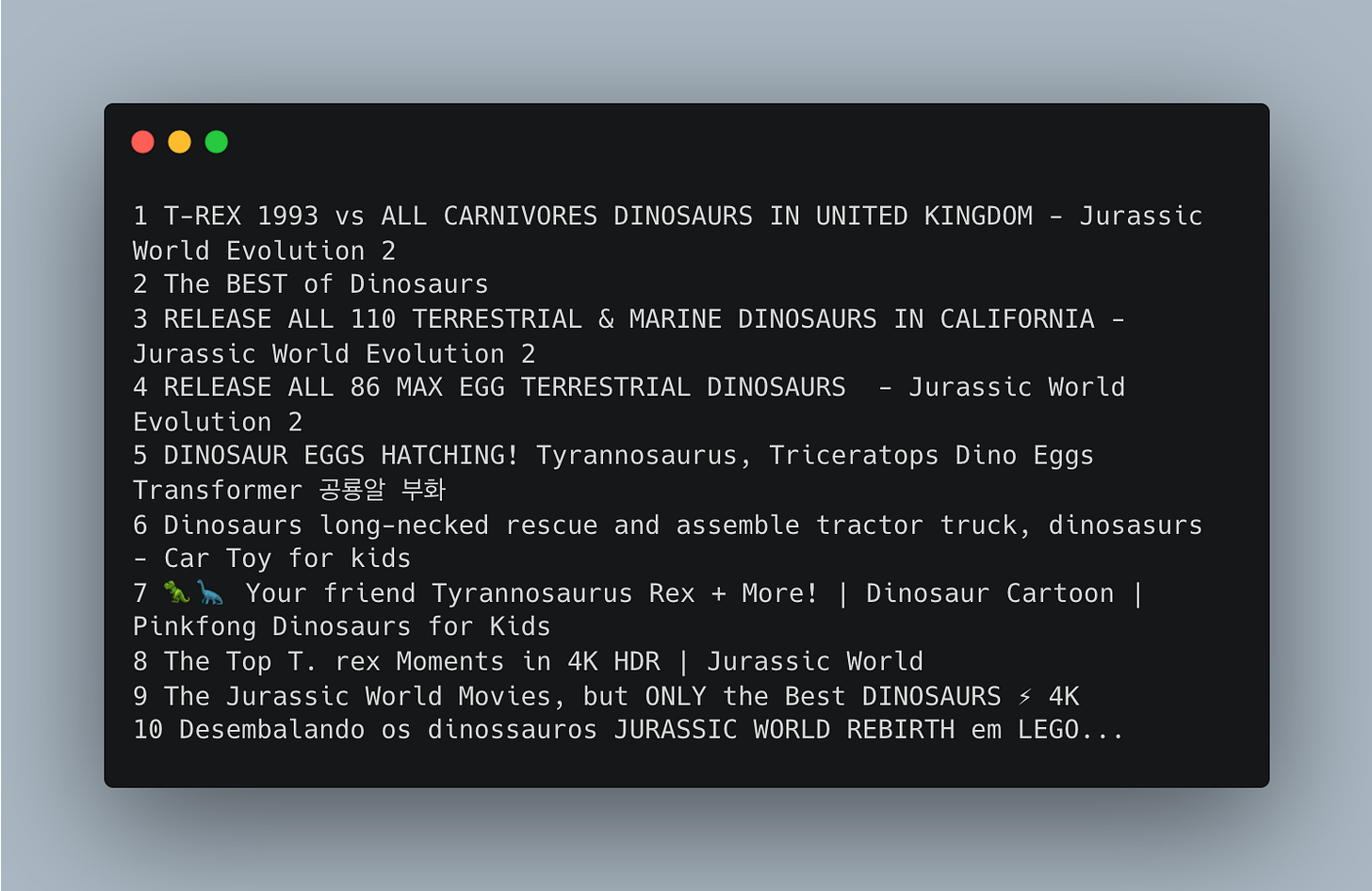 Build a YouTube Video Search Tool with Python