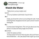Something is Lurking in the Water
