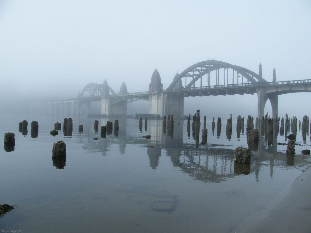 Morning Fog in Florence, Oregon
