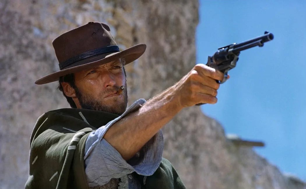 Still from the 1965 spaghetti western For a Few Dollars More