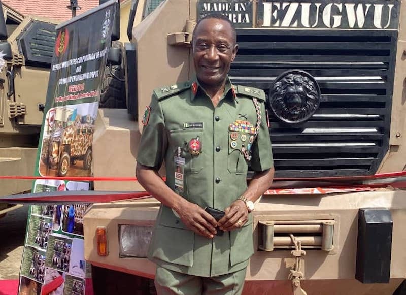 Major General Victor Ezugwu: Building Nigeria’s First Indigenous Mine Resistant, Ambush Protected Armoured Carrier Major General Victor Ezugwu: Building Nigeria’s First Indigenous Mine Resistant, Ambush Protected Armoured Carrier