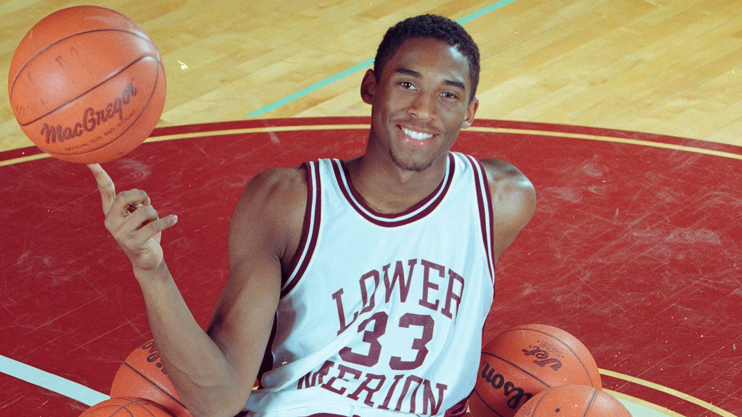 Kobe Bryant images that you've never seen from his high school days