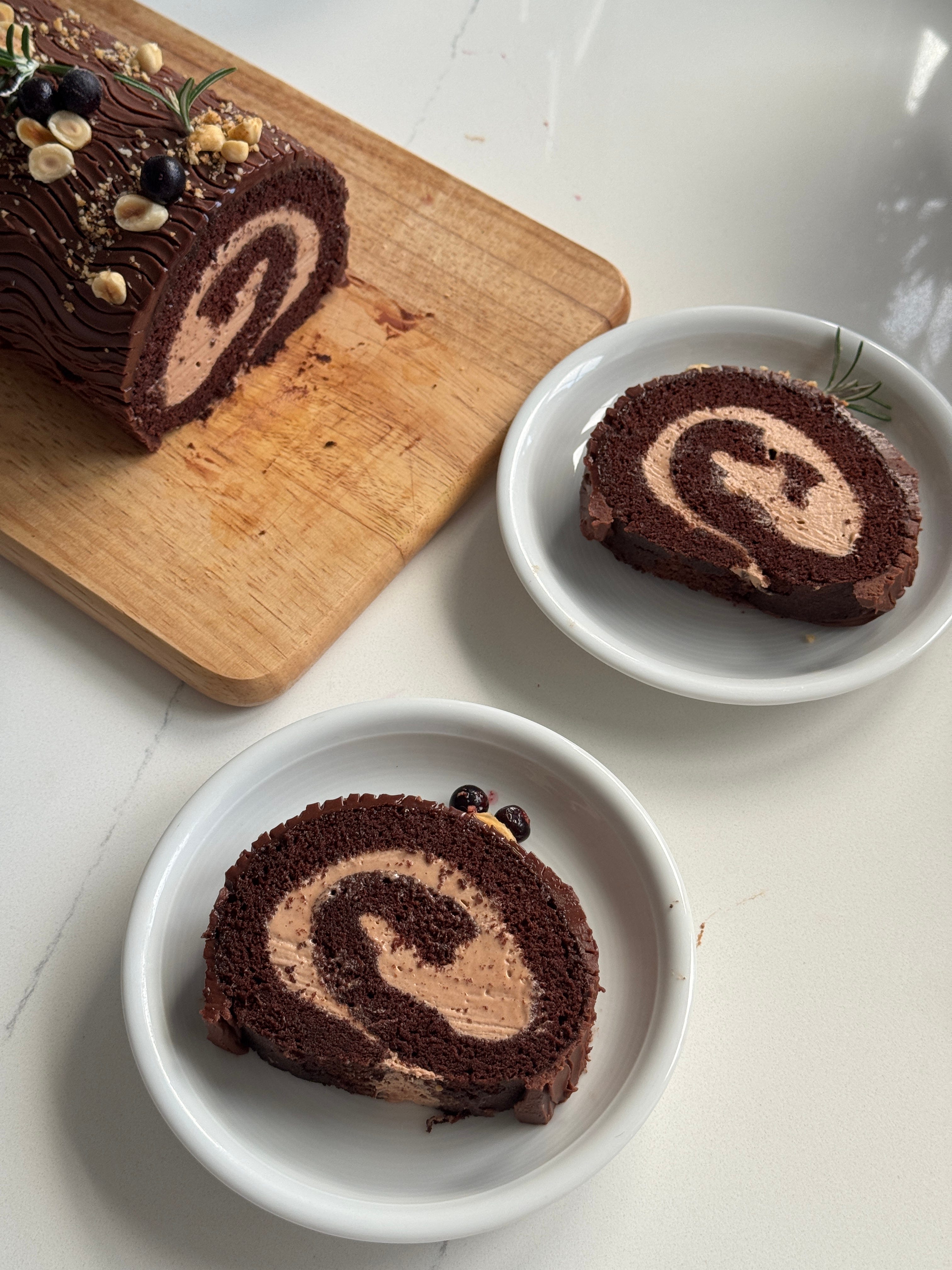 #175 Chocolate Yule Log - by Stephi Blackwell