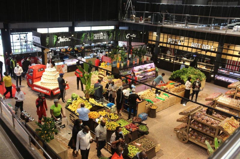 An outlet of Kenyan supermarket chain Quickmart