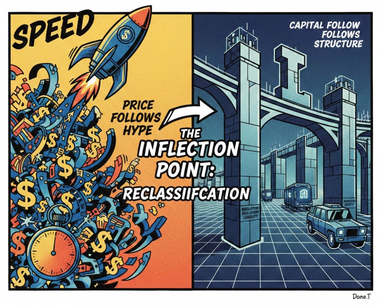 Speculation ends where eligibility begins.