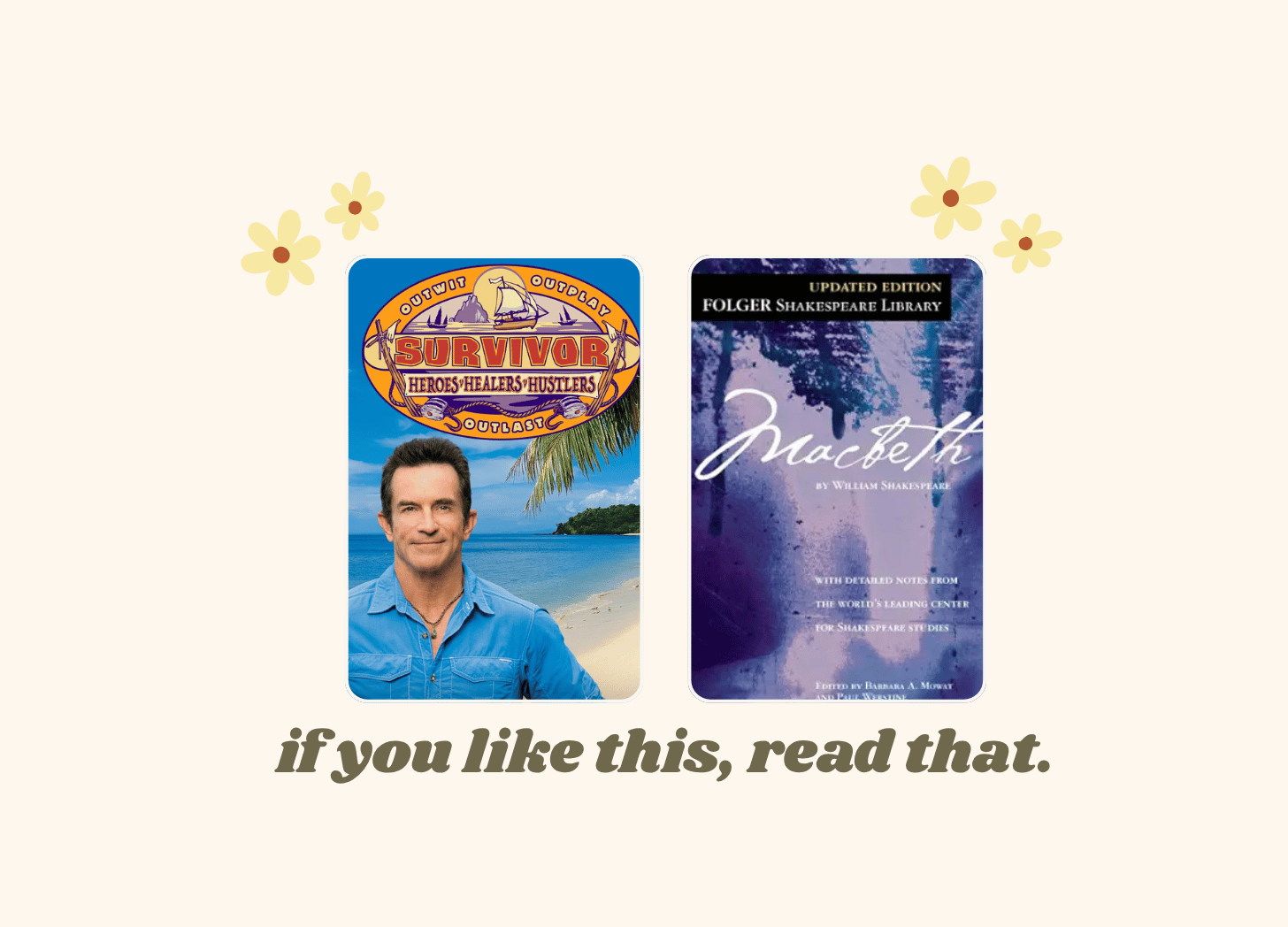 If you like Survivor read Macbeth.