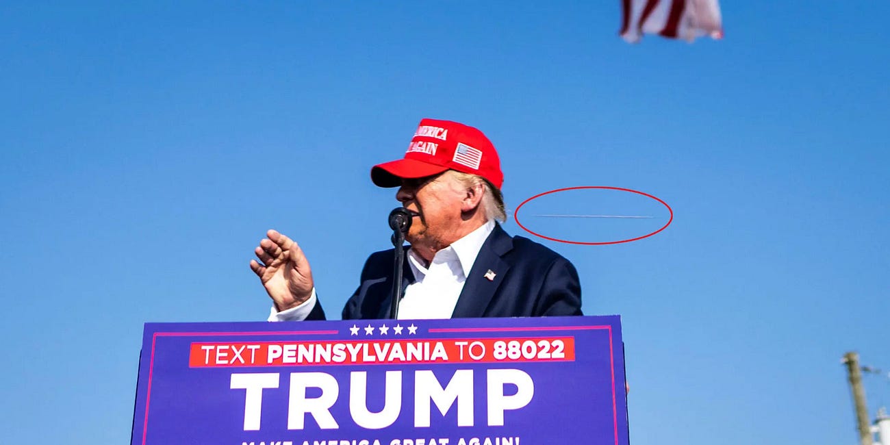 Who shot Trump? Did anyone?