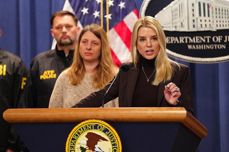 U.S. Attorney General Pamela Jo Bondi