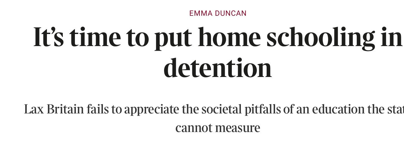 Can we please raise the standard of debate around home education?