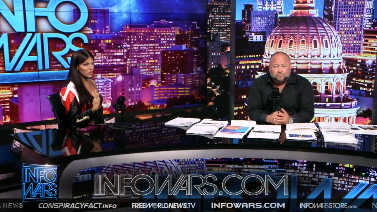 Alex Jones asks Blaire White if "the chemicals" made her trans | Media  Matters for America