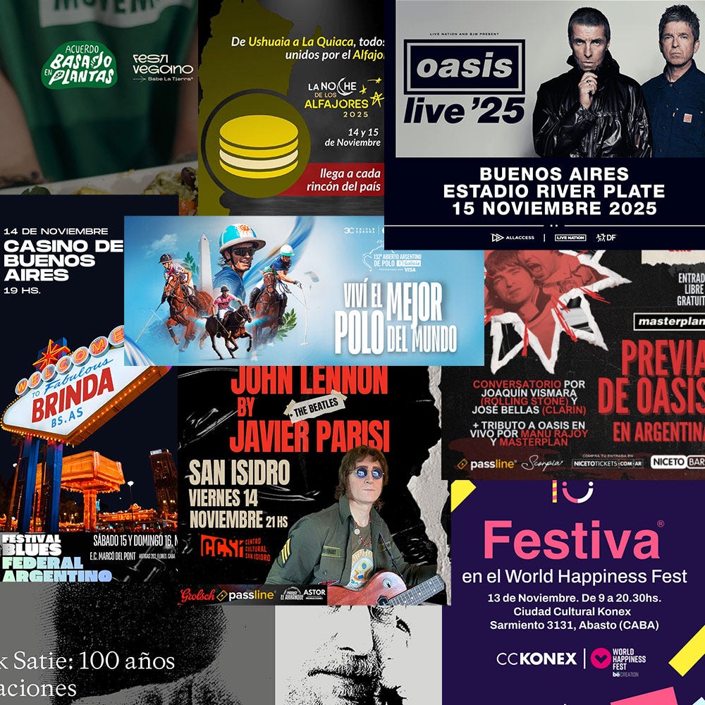 This Weekend in Buenos Aires Nov. 14th🎸🎹🏇🏼