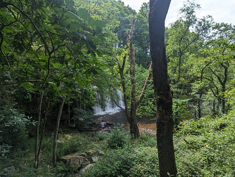 guided walk waterfalls brecon wales