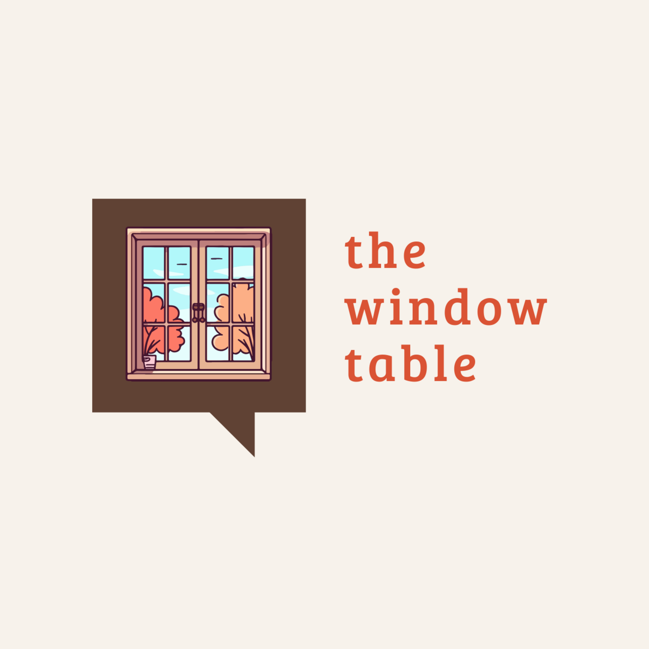 the window table