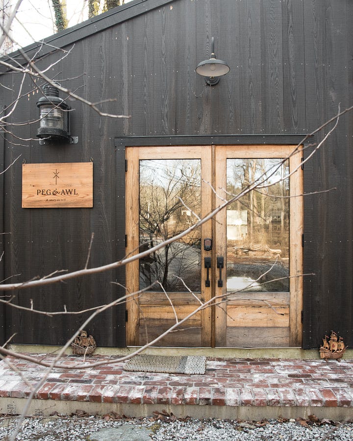 Chester County Historic Barn Renovated. Peg and Awl workshop and storefront