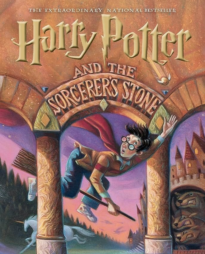 Harry Potter and the Sorcerer's Stone (Harry Potter, 1): Amazon.co.uk:  Rowling, J. K., Grandpr , Mary: 9780590353427: Books