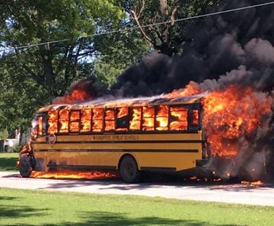 Coaches' quick action saves students from school bus fire | News | joplinglobe.com Coaches' quick action saves students from school bus fire | News | joplinglobe.com
