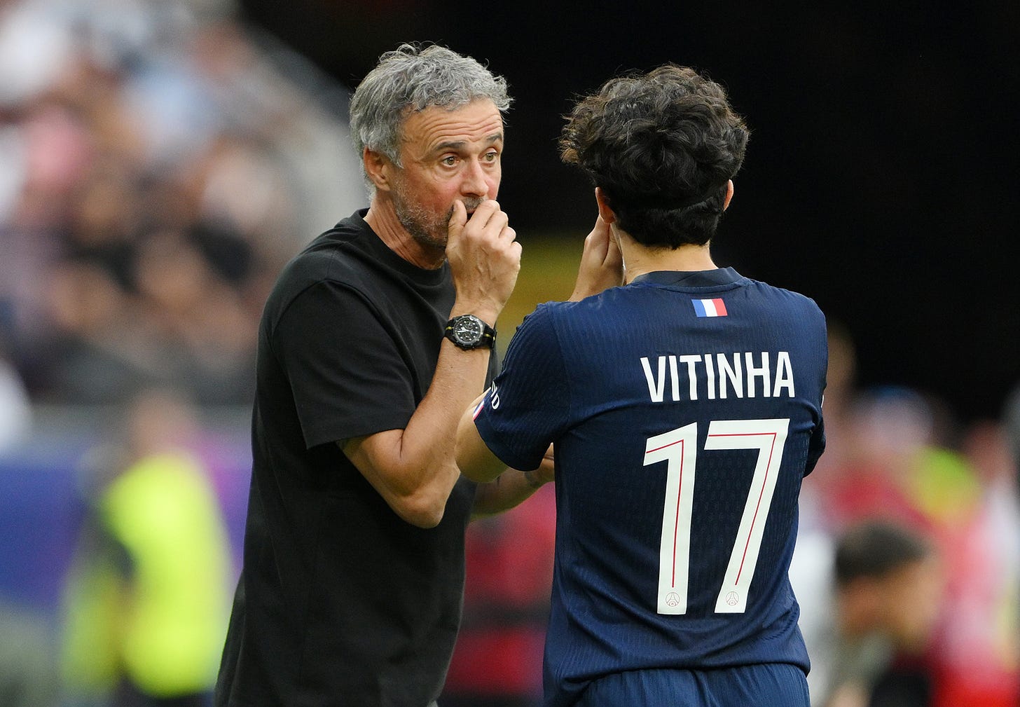 Luis Enrique and Vitinha