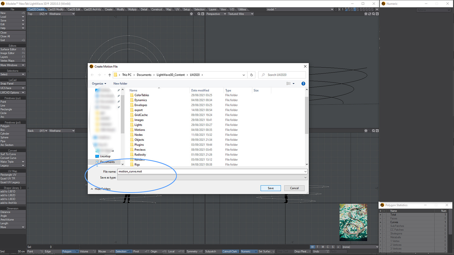 Choose the folder, file name and save.