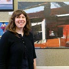 Sarah LL Milton, abstract painter and gallery director