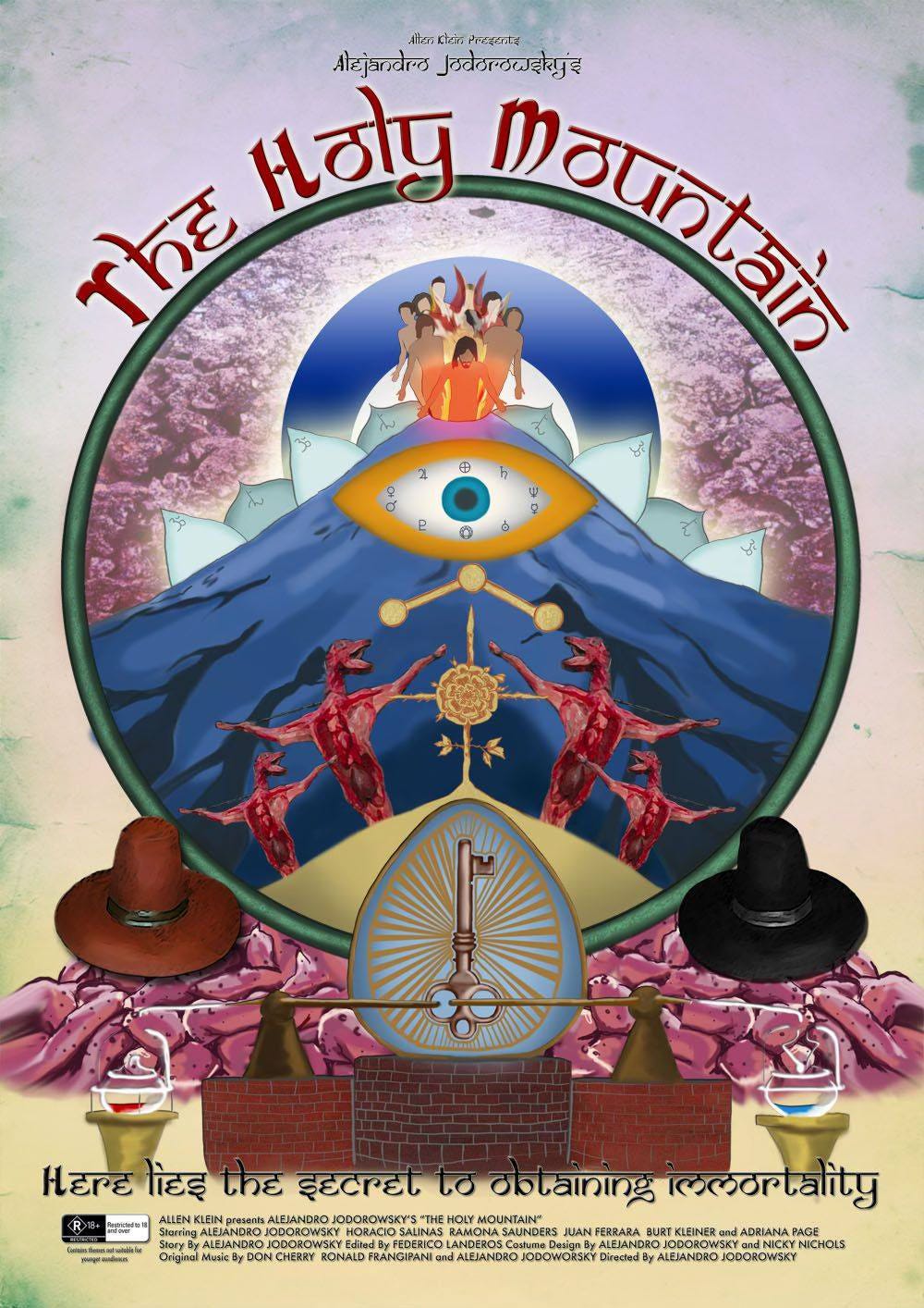 poster for Jodorowsky’s 1973 film Holy Mountain poster for Jodorowsky’s 1973 film Holy Mountain