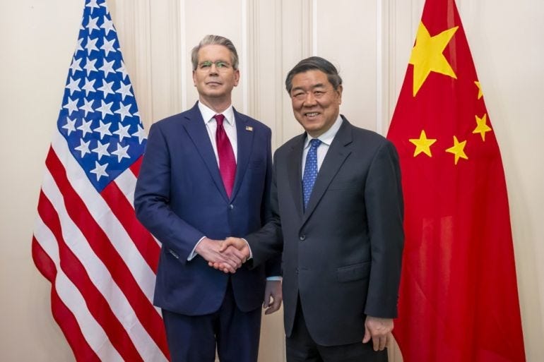 US and China to take second shot at averting trade war in London talks