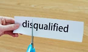 California Disqualification Decision ...
