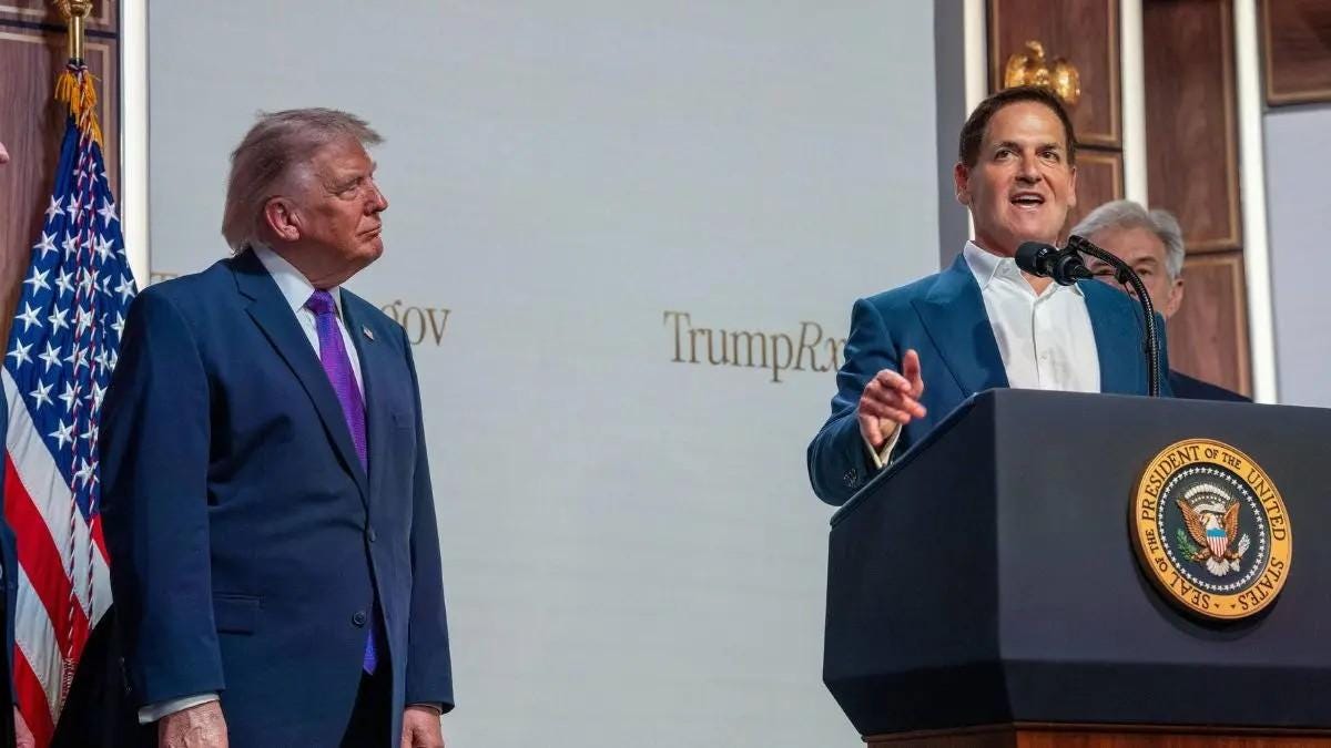donald trump, mark cuban