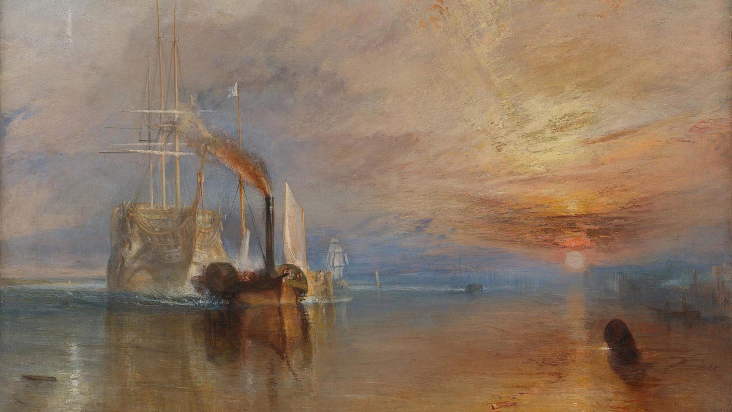 Joseph Mallord William Turner | The Fighting Temeraire | NG524 | National  Gallery, London