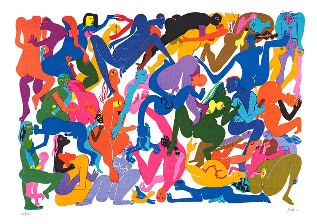 “Orgy 1” by Walter Battiss