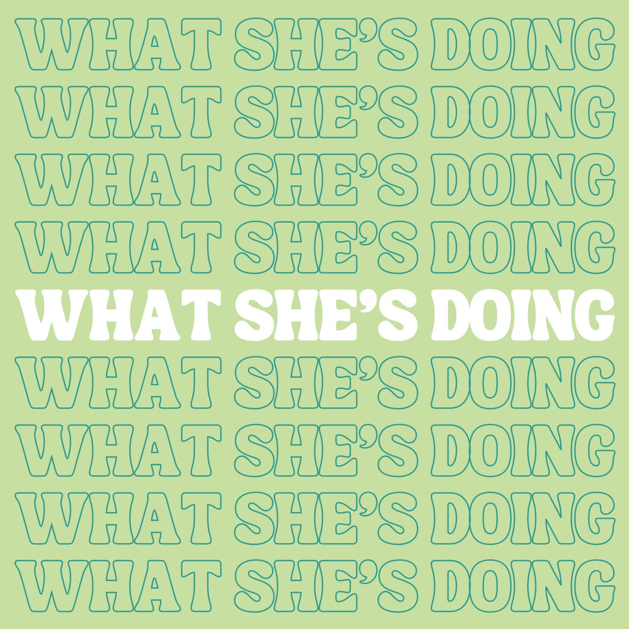 What She's Doing logo