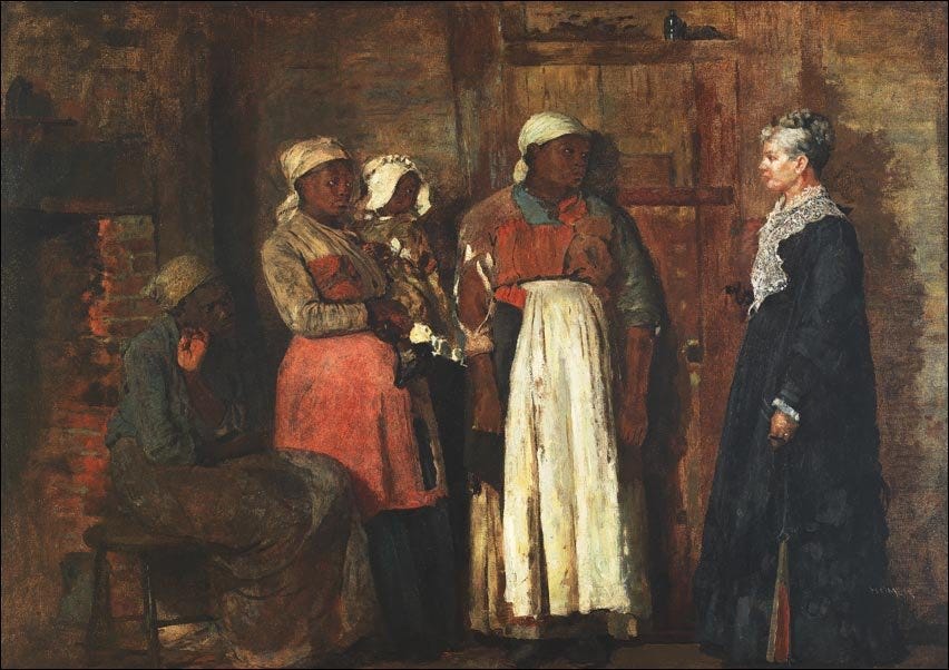 Galeria Plakatu, Plakat, A Visit from the Old Mistress, Winslow Homer ...