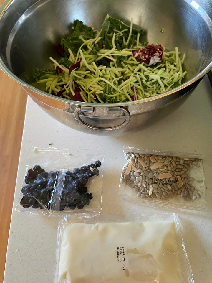 Photo of kale salad by Sabrina Simpson