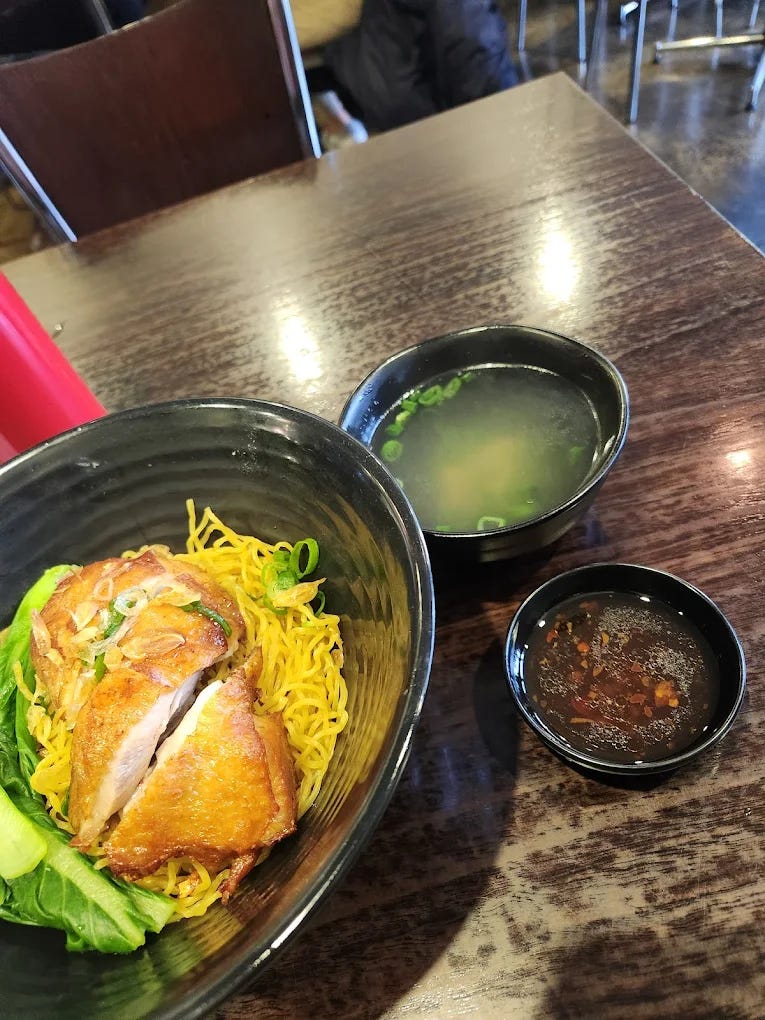 Photo of chicken noodles